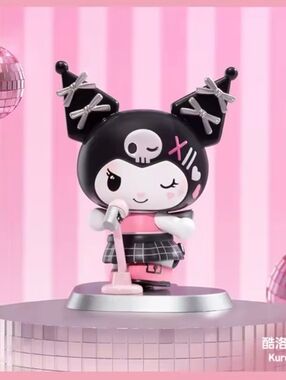 Hello Kitty And Friends Pink Party Series Figures  "Kuromi"